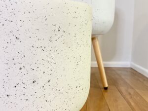 Asher White Terrazzo Planters